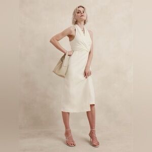 Banana Republic Cream Midi Dress